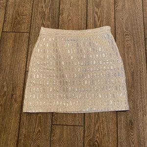 🛍Banana Republic Metalic Geometric Patterned Skirt🛍🎊